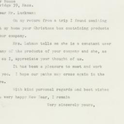 Letter: 1947 December 17