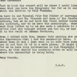 Letter: 1956 July 5