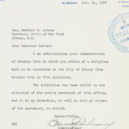 Letter: 1937 October 21