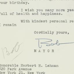Letter: 1957 March 27