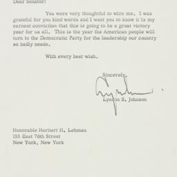 Letter: 1960 August 3