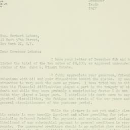 Letter: 1947 December 10