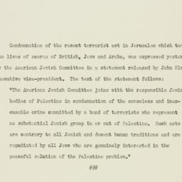Press Release: 1946 July 25