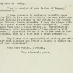 Letter: 1944 January 25
