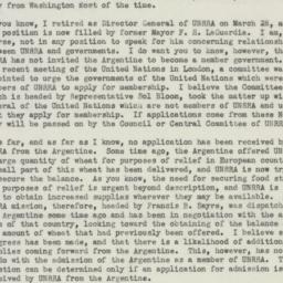 Letter: 1946 April 16