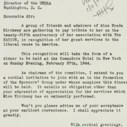 Letter: 1944 January 8
