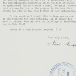 Letter: 1941 March 25