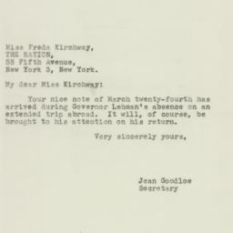 Letter: 1944 March 28