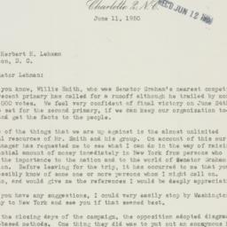 Letter: 1950 June 11