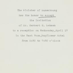 Invitation: n.d.