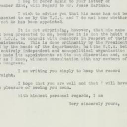 Letter: 1950 December 14