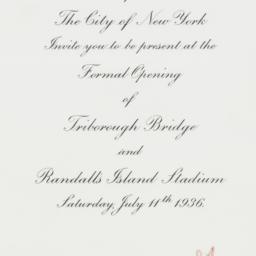 Invitation: 1936 July 11