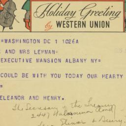 Telegram: 1935 January 1