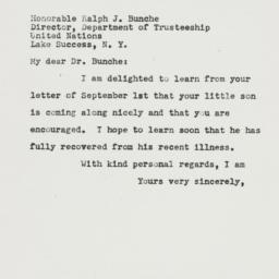 Letter: 1950 September 8