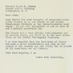Letter: 1958 November 24
