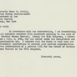 Letter: 1957 January 2