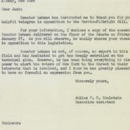 Letter: 1956 February 6