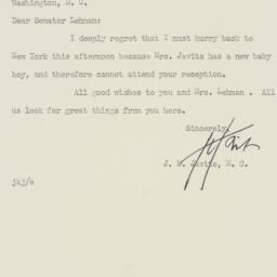 Letter: 1950 January 3