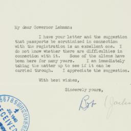 Letter: 1940 July 9