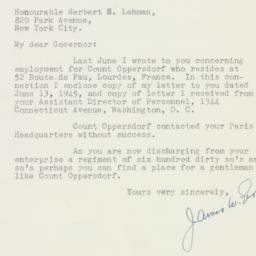 Letter: 1945 November 30