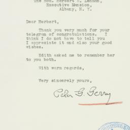 Letter: 1940 November 8