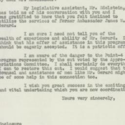 Letter: 1950 July 7