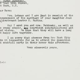 Letter: 1942 November 30