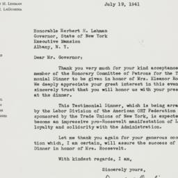 Letter: 1941 July 19
