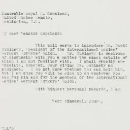 Letter: 1933 March 14
