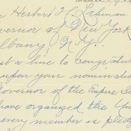 Letter: 1936 October 2