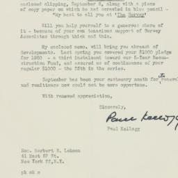 Letter: 1950 September 11