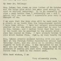 Letter: 1944 October 27