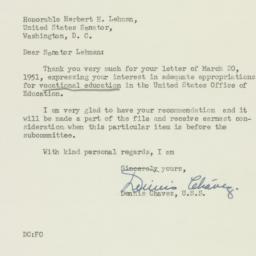Letter: 1951 March 24