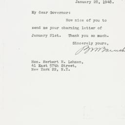 Letter: 1948 January 28
