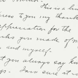 Letter: 1933 July 13