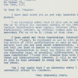 Letter: 1941 November 13