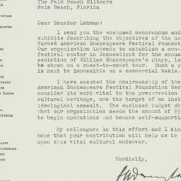 Letter: 1951 November 2