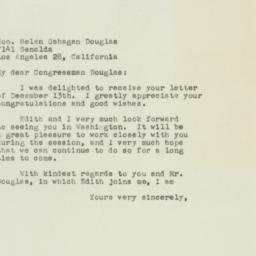 Letter: 1949 December 16
