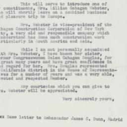 Letter: 1954 October 5