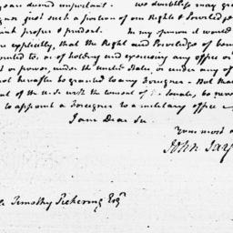 [Document, 1798 May 13]