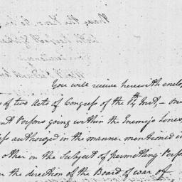 [Document, 1779 April 18]
