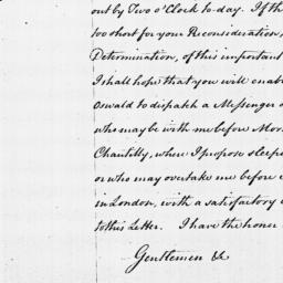 [Document, 1782 November 05]