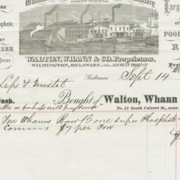 Walton, Whann & Co.. Bill
