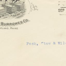 E.T. Burrowes Co.. Envelope