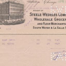 Steele-Wedeles Company. Bill