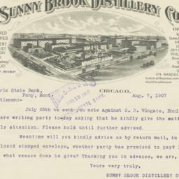 Sunny Brook Distillery Co.....