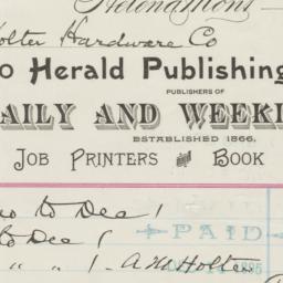Herald Publishing Co.. Bill