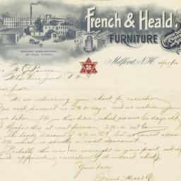 French & Heald Co.. Letter