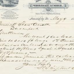 H. S. Tipton & Co.. Letter