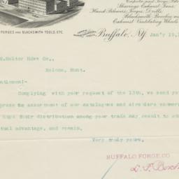 Buffalo Forge Co.. Letter